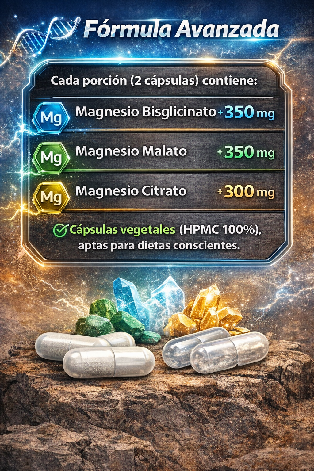 Equilibrio Diario con Magnesio Complex Vidanov