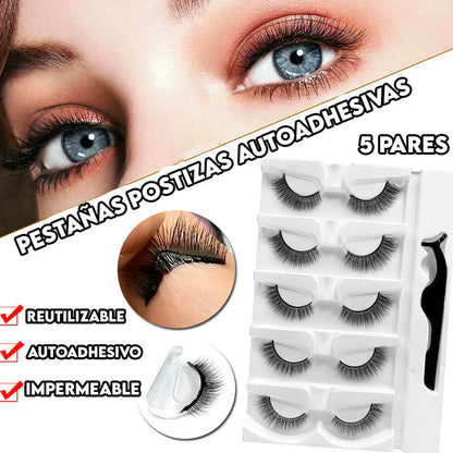 Pestañas Adhesivas Reutilizables !OFERTA 5 x 1!